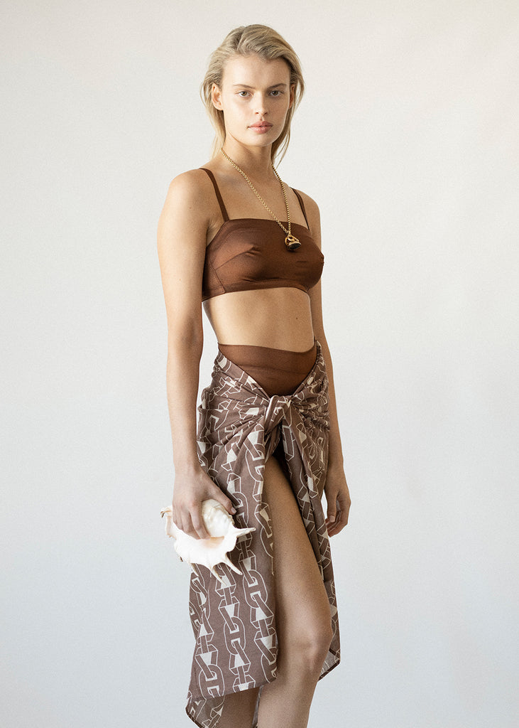 Sarong ~ Brown